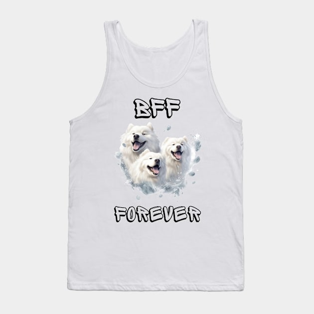 Samoyed, BFF Forever, the most adorable best friend gift to a Samoyed Lover! Tank Top by HSH-Designing